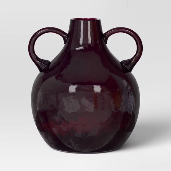 Threshold Hammered Glass Decorative Vase Plum Purple - Target - Fall‎ 2024 - Picture 1 of 5